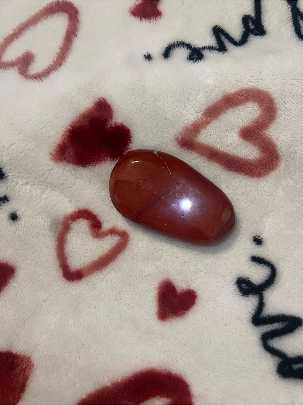 Polished Red Carnelian Decorative Stone